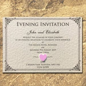 CHARLOTTE Day or Evening Invites - Pearl