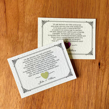 CHARLOTTE Gift Poem Card - Pearl