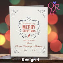 Deluxe Personalised Christmas Cards