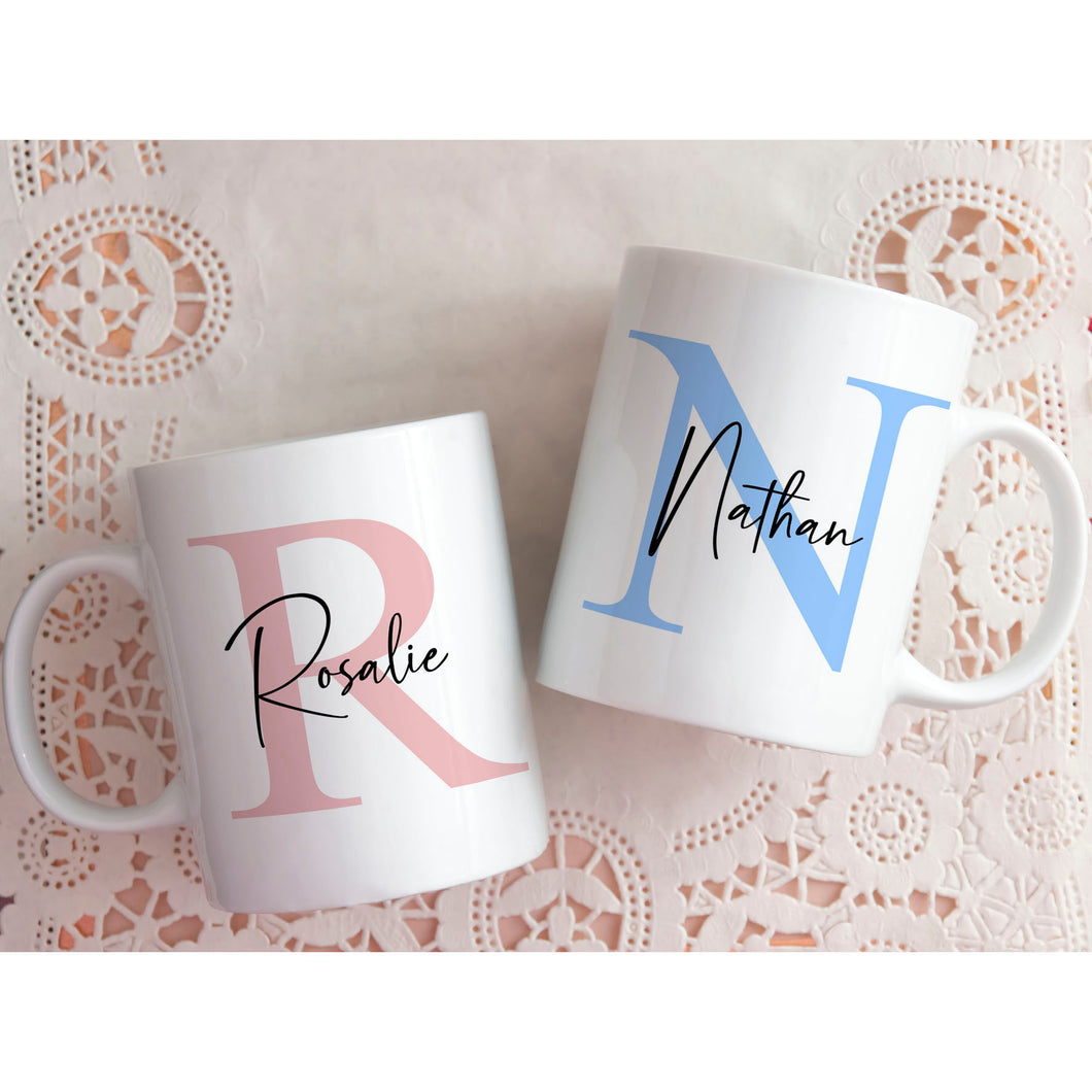 Personalised Initial Mug for Him or Her