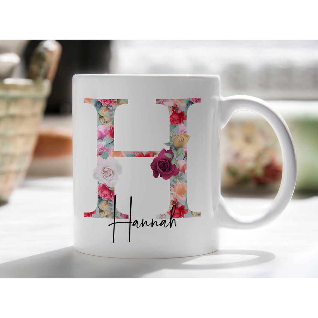 Floral Bloom Personalised Mug