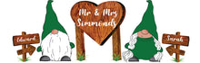 Mr and Mrs Gnome Personalised Mug