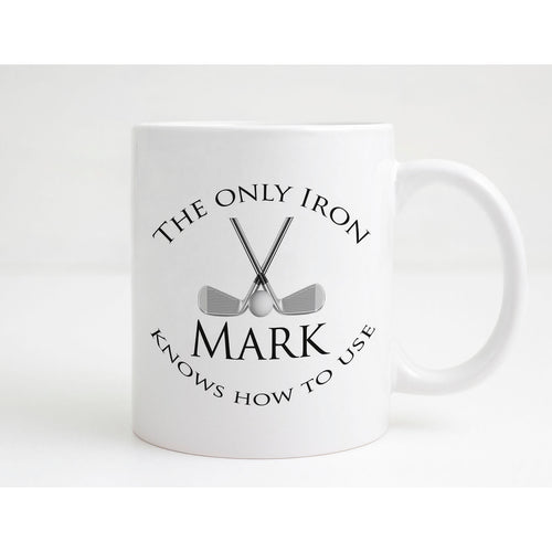 The Only Iron Personalised Golf Mug