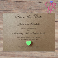 ELIZABETH Save the Date Cards - Pearl