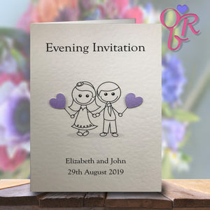 JESSICA Folded Invitation - Pearl