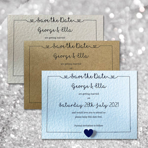 LOLA Save the Date cards - Pearl