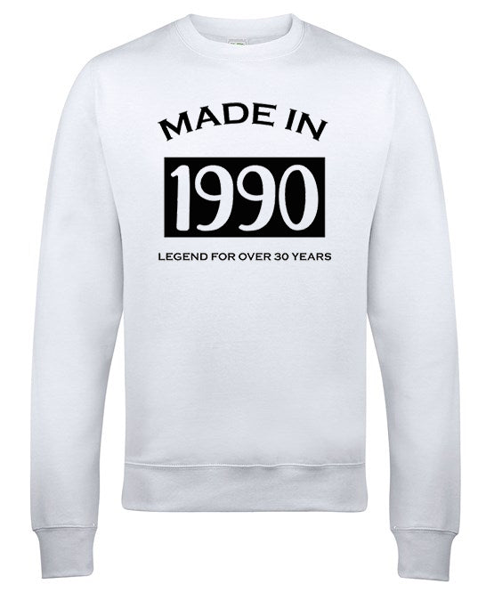 Made in 1990 sweater