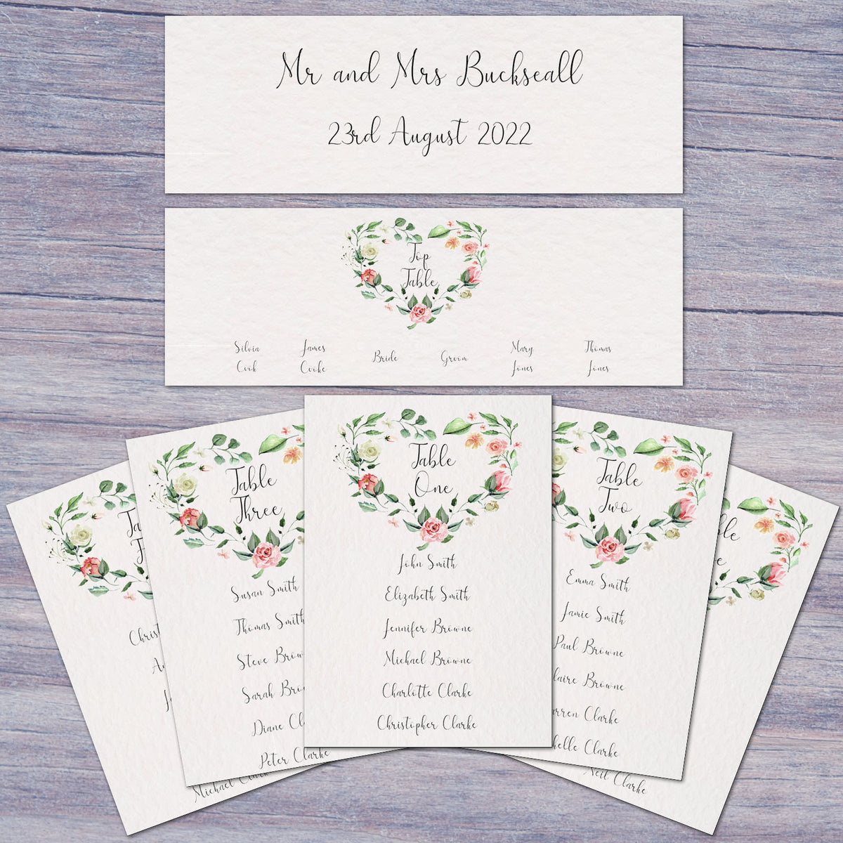 Card Table Layout Design MARTHA DIY Table Plan Cards – Occasions by Rebecca Ltd