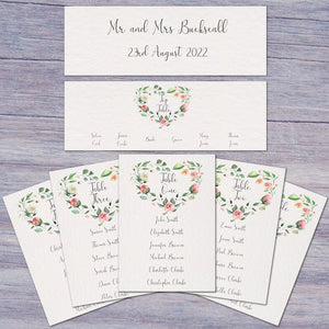 MARTHA DIY Table Plan Cards