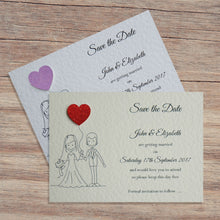 MILLIE Save the Date Cards - Glitter