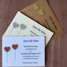 OLIVIA Save the Date Cards - Glitter