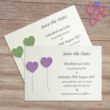 OLIVIA Save the Date Cards - Glitter