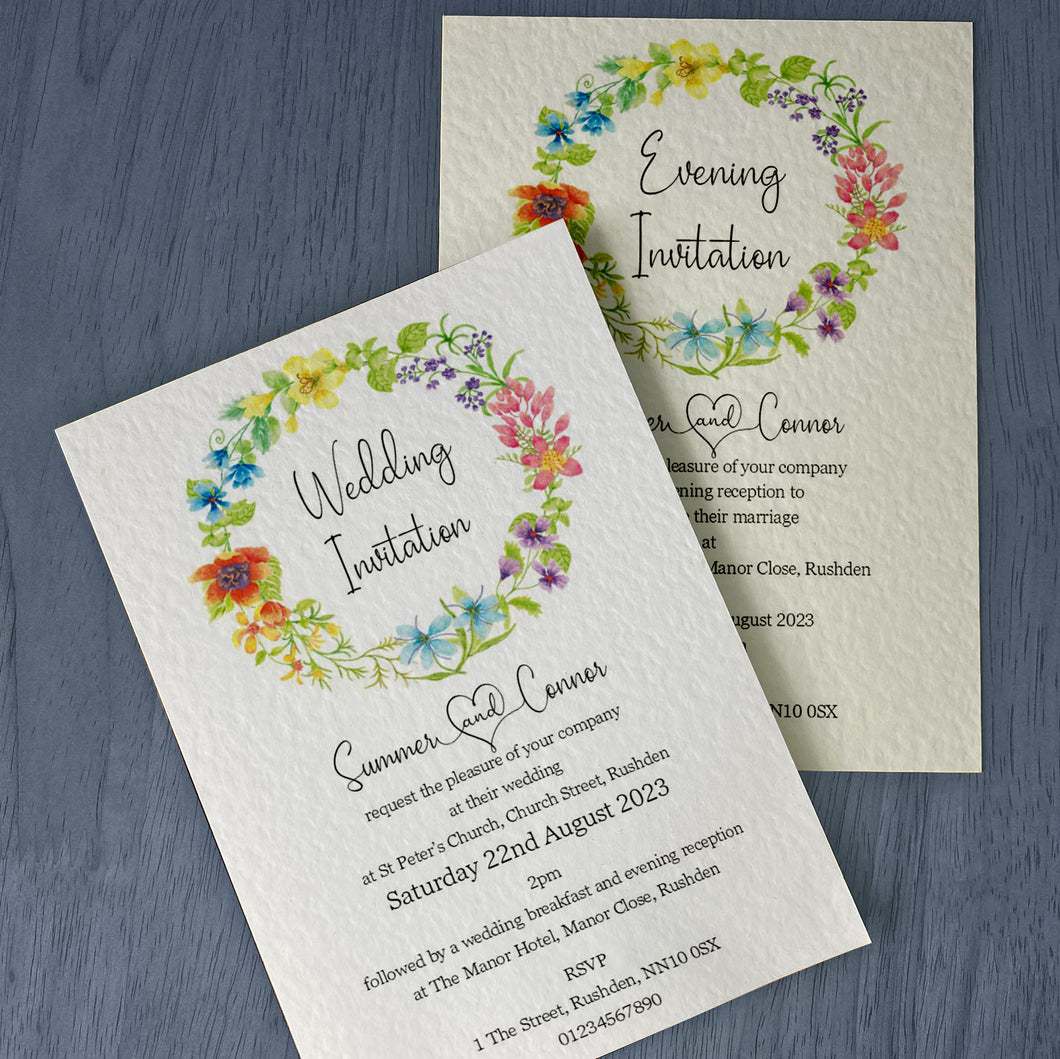 SUMMER Day or Evening Invites