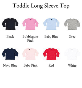 Daddy's little Girl Toddlers Long sleeve top.