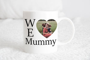 I ❤ Mummy/Nanny Photo Mug *Any Variation of name can be added*