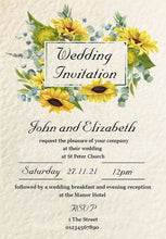 SUNNY Day or Evening Invites