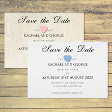 VICTORIA Save the Date Cards - Pearl